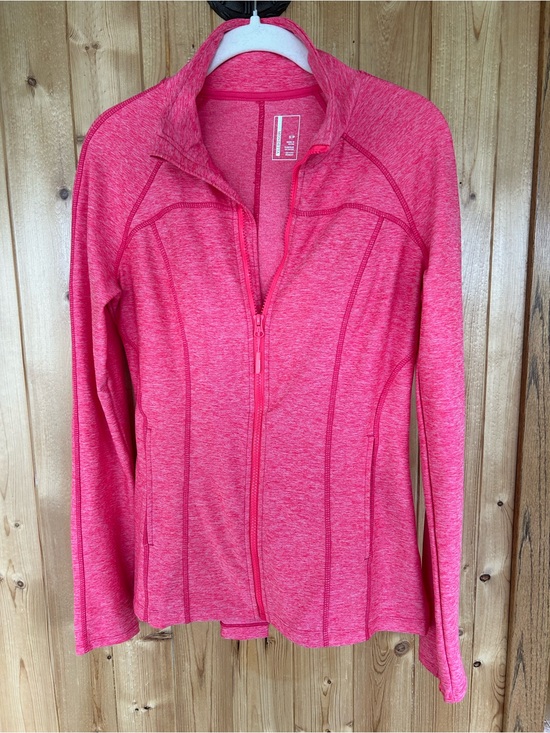 Mondetta Jackets & Blazers - Women’s Mondetta Heathered Pink Full Zip Size Small